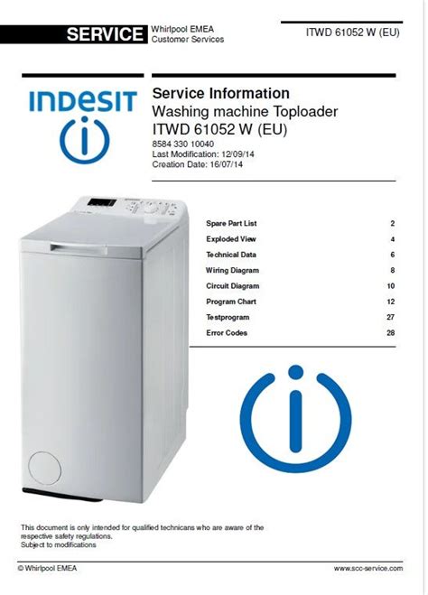 Manuale Indesit ITWD 61052 W (EU) (36 pagine).